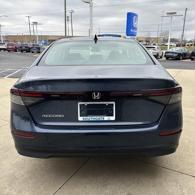 new 2025 Honda Accord car, priced at $31,210