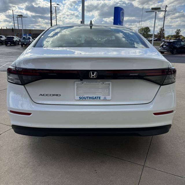 new 2025 Honda Accord car, priced at $29,400