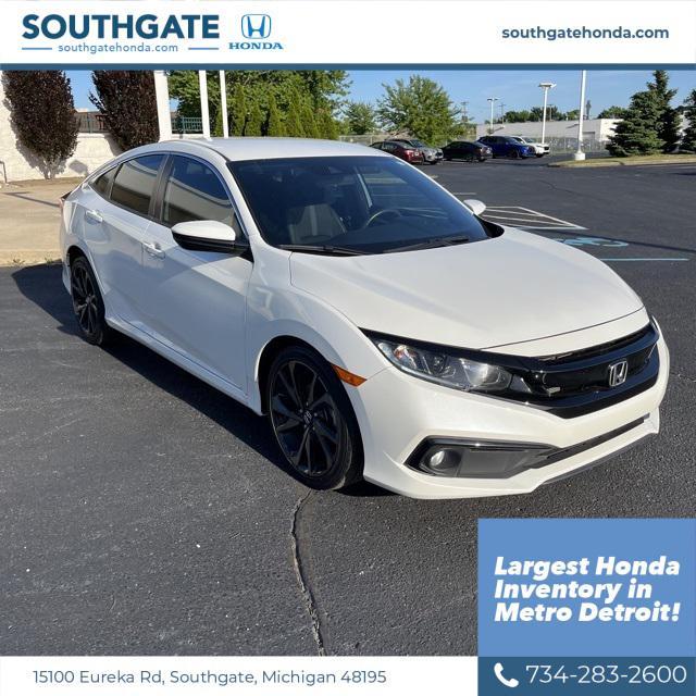 used 2021 Honda Civic car, priced at $22,495