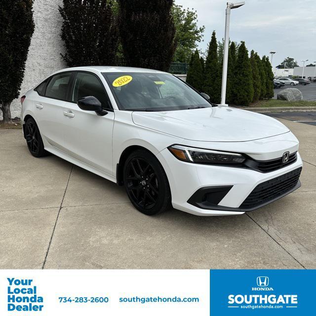 used 2022 Honda Civic car, priced at $24,395