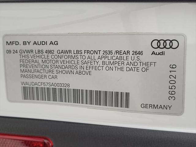 new 2025 Audi A5 Sportback car, priced at $52,575