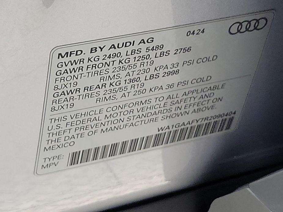 new 2024 Audi Q5 car, priced at $54,205