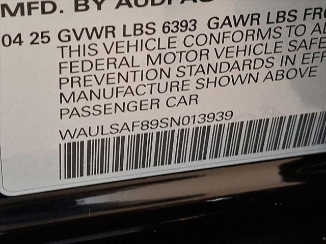 new 2025 Audi S8 car, priced at $137,995