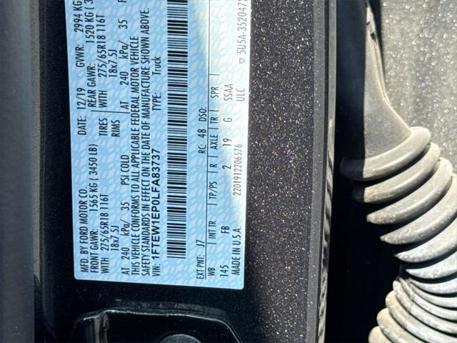used 2020 Ford F-150 car, priced at $32,000