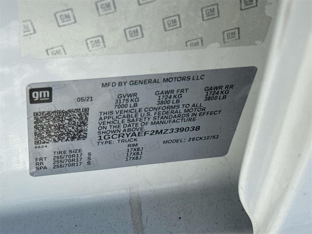 used 2021 Chevrolet Silverado 1500 car, priced at $18,500