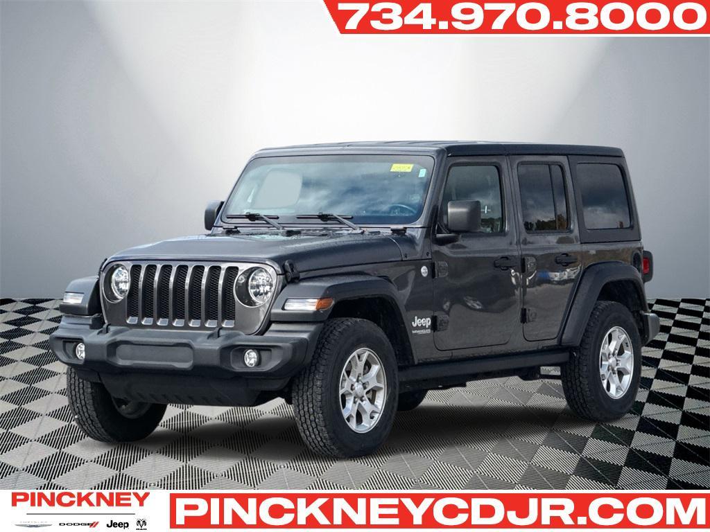 used 2021 Jeep Wrangler Unlimited car, priced at $28,500