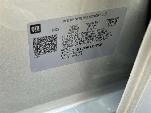 used 2022 Chevrolet Malibu car, priced at $16,700