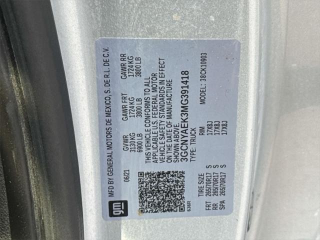 used 2021 Chevrolet Silverado 1500 car, priced at $23,000