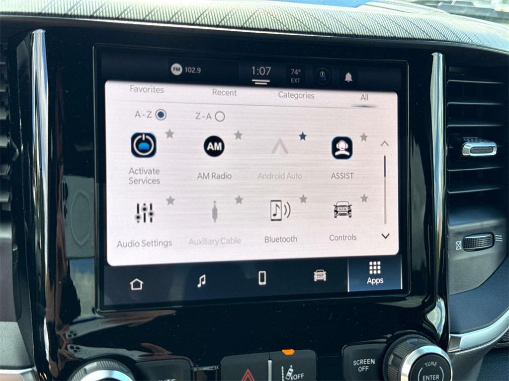 new 2025 Ram 1500 car, priced at $53,597