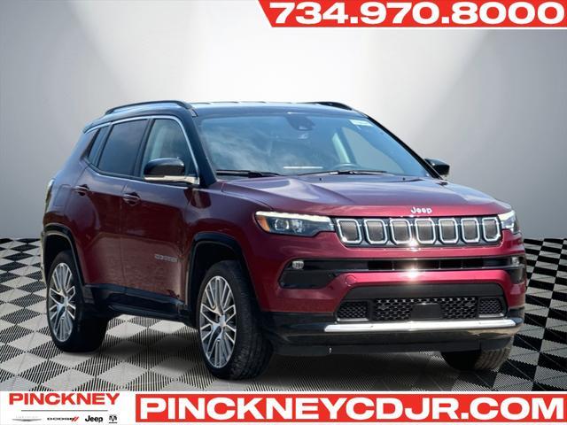 used 2022 Jeep Compass car, priced at $21,600