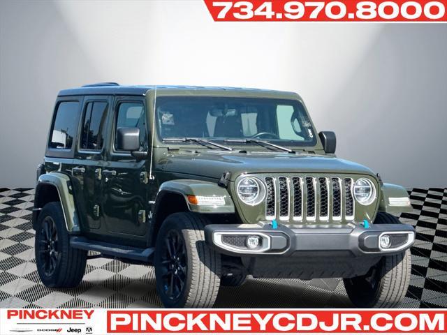 used 2022 Jeep Wrangler Unlimited 4xe car, priced at $32,500