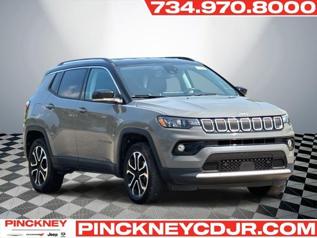 used 2022 Jeep Compass car, priced at $21,400