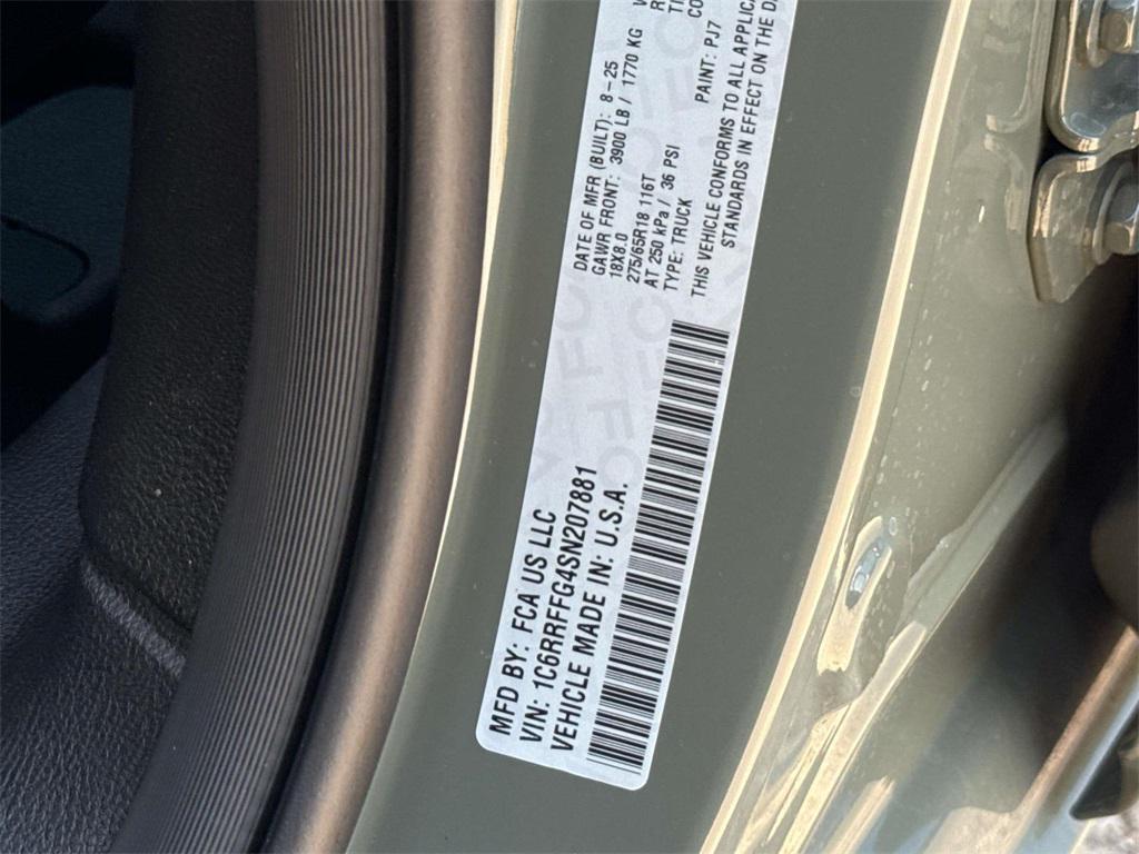 new 2025 Ram 1500 car, priced at $53,562