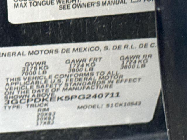 used 2023 Chevrolet Silverado 1500 car, priced at $36,400