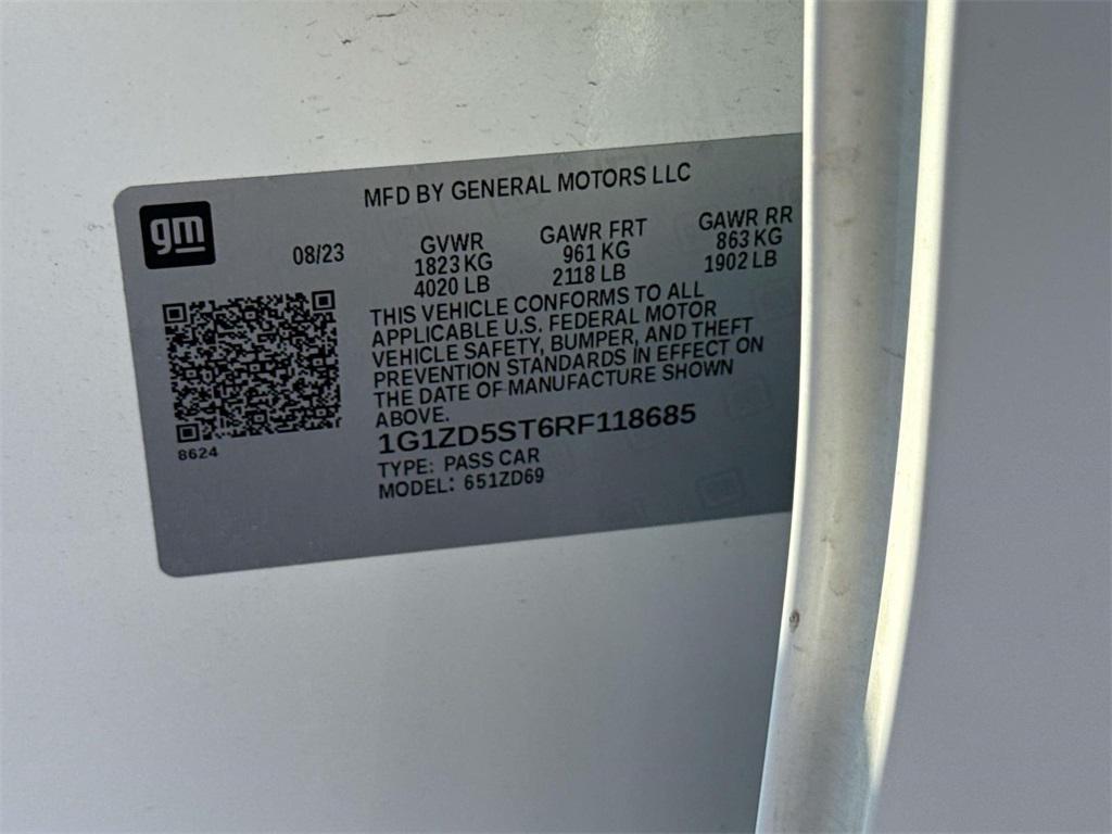 used 2024 Chevrolet Malibu car, priced at $18,000