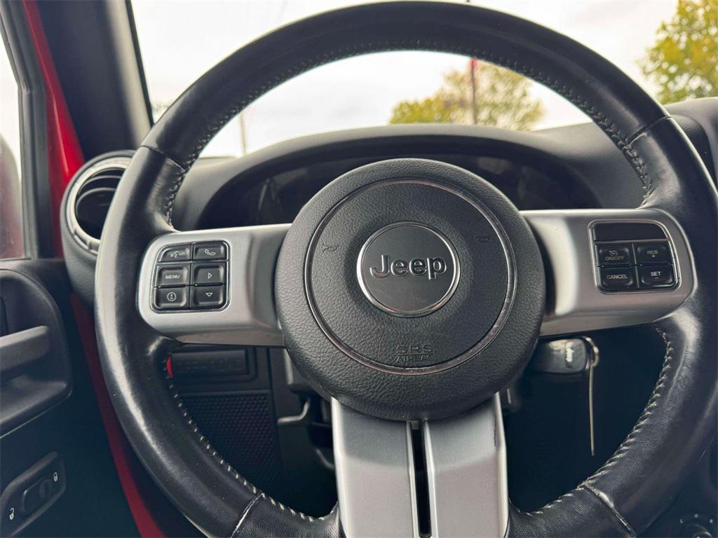 used 2015 Jeep Wrangler Unlimited car, priced at $15,500