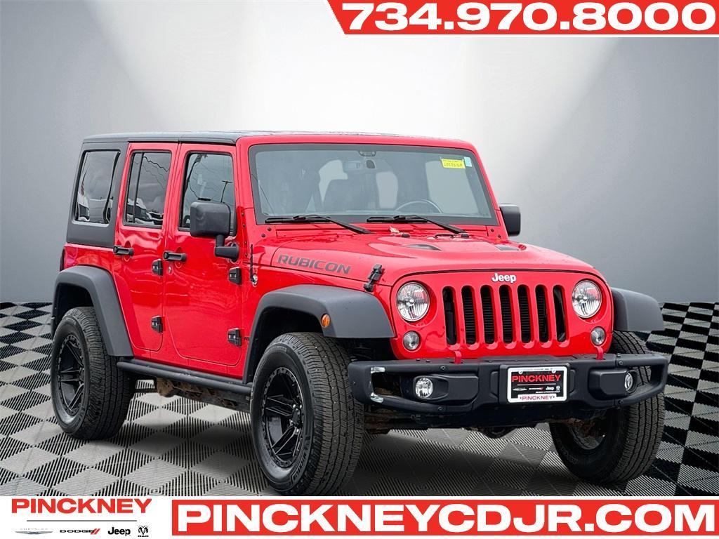 used 2015 Jeep Wrangler Unlimited car, priced at $15,500