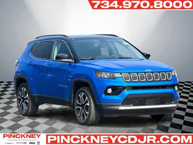 used 2022 Jeep Compass car, priced at $22,500