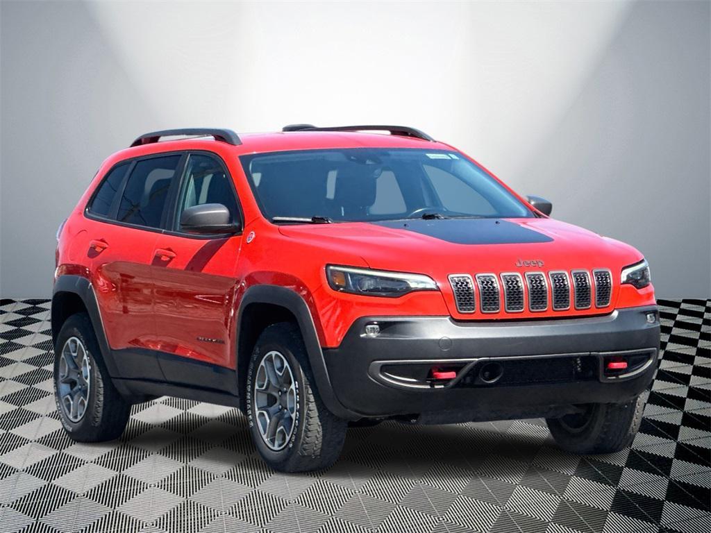 used 2021 Jeep Cherokee car, priced at $18,500