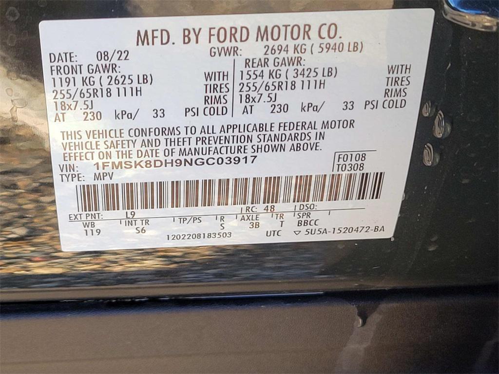 used 2022 Ford Explorer car, priced at $24,000