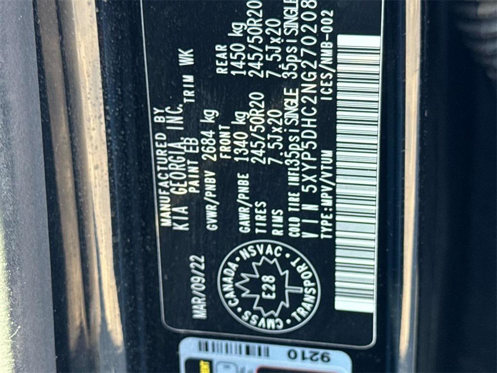 used 2022 Kia Telluride car, priced at $34,200