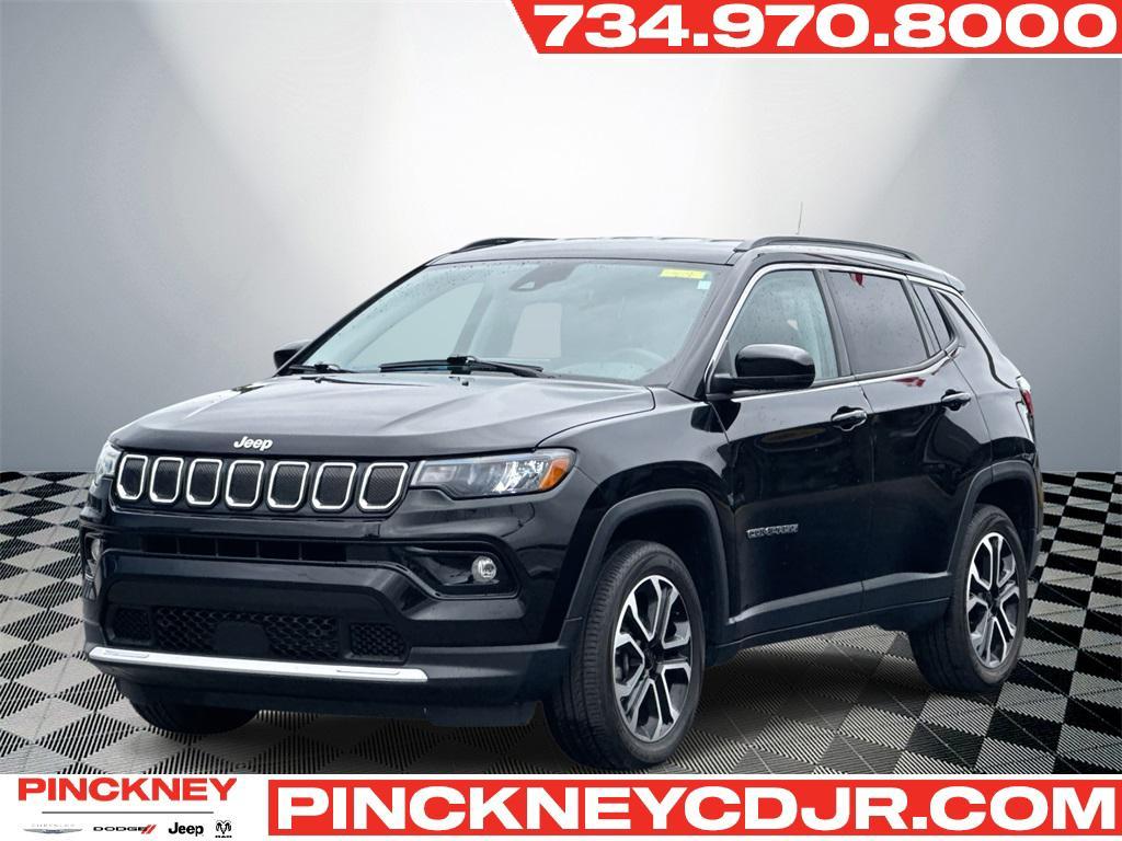 used 2022 Jeep Compass car, priced at $21,800