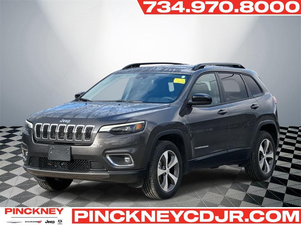 used 2022 Jeep Cherokee car, priced at $24,500