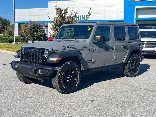 used 2022 Jeep Wrangler Unlimited car, priced at $33,615