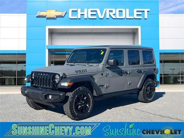 used 2022 Jeep Wrangler Unlimited car, priced at $29,650