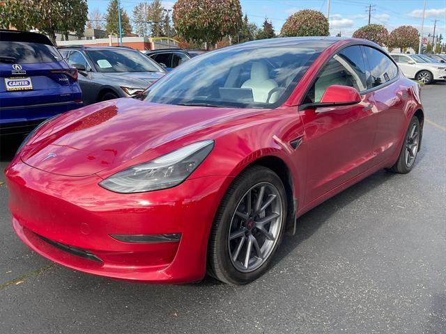 used 2023 Tesla Model 3 car, priced at $27,355