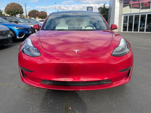 used 2023 Tesla Model 3 car, priced at $27,355