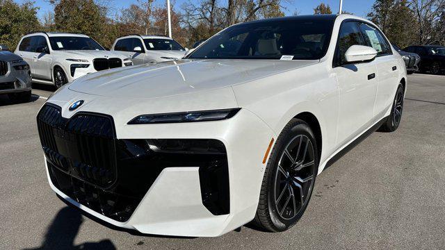 new 2025 BMW 740 car, priced at $114,375