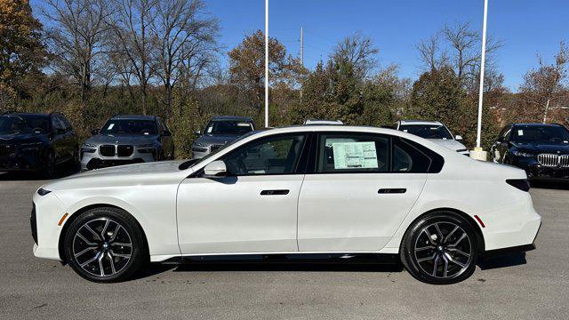 new 2025 BMW 740 car, priced at $114,375