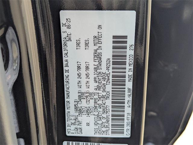 new 2025 Toyota Tacoma car, priced at $42,914