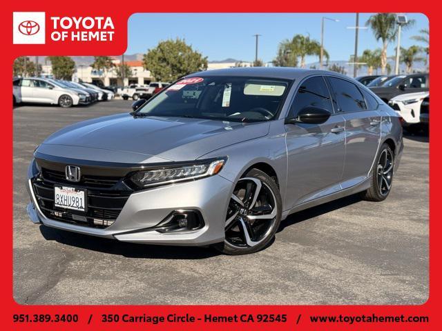 used 2021 Honda Accord car, priced at $23,591