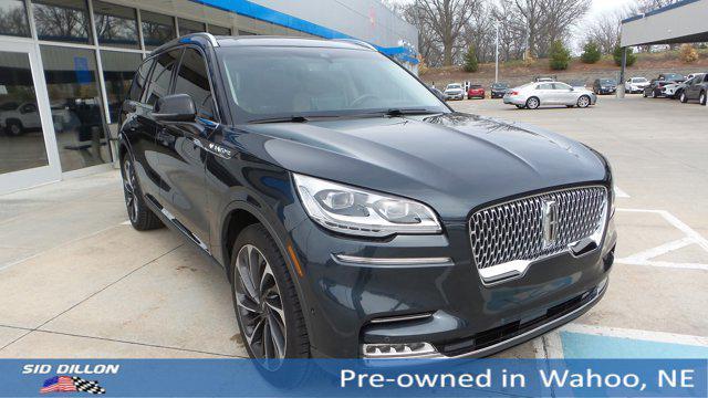 used 2022 Lincoln Aviator car, priced at $45,291