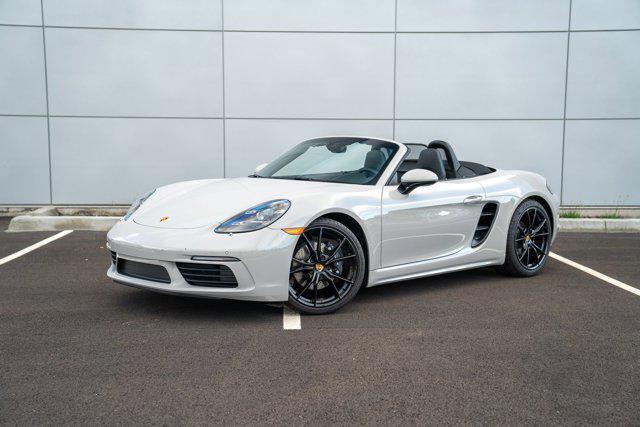 new 2025 Porsche 718 Boxster car, priced at $95,225