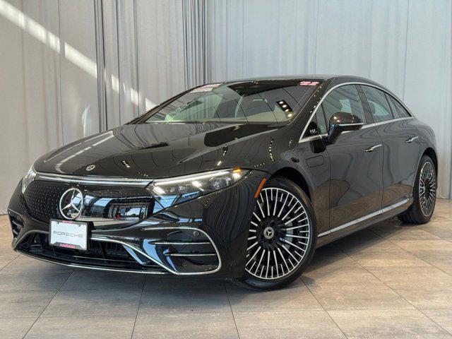 used 2022 Mercedes-Benz EQS 580 car, priced at $64,990