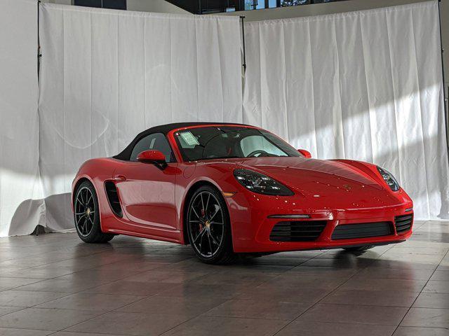 new 2025 Porsche 718 Boxster car, priced at $105,885