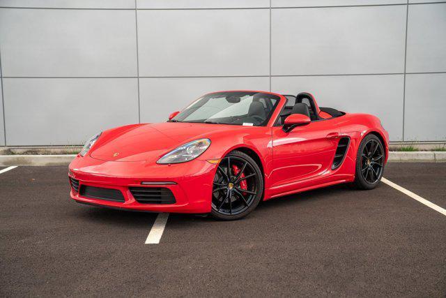 new 2025 Porsche 718 Boxster car, priced at $105,885
