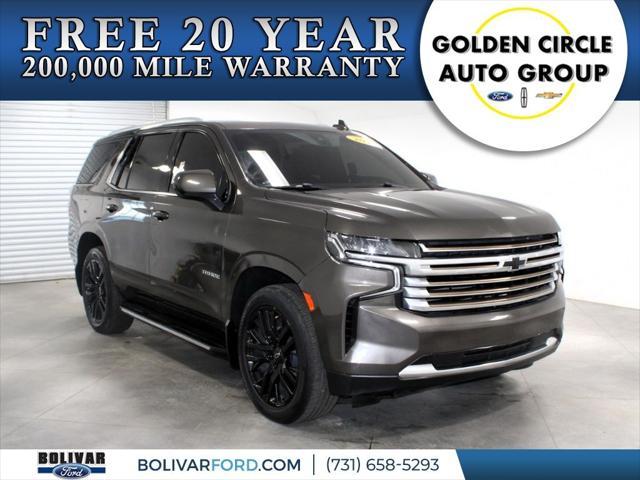 used 2021 Chevrolet Tahoe car, priced at $47,000