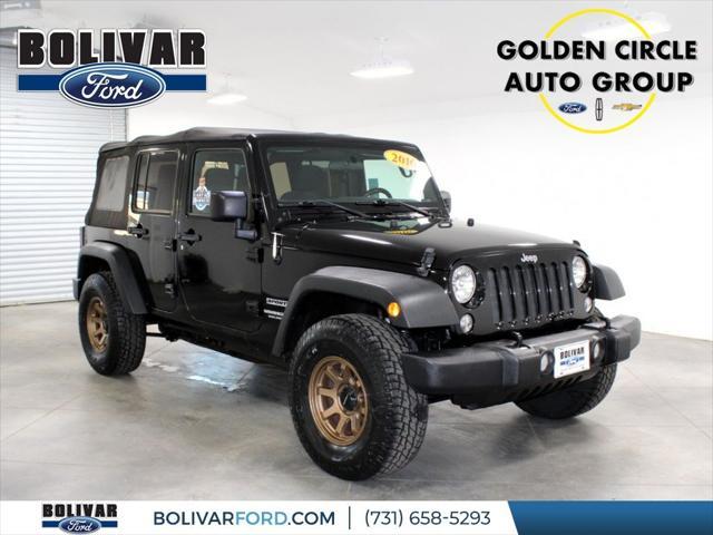 used 2016 Jeep Wrangler Unlimited car, priced at $17,758