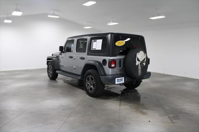 used 2020 Jeep Wrangler Unlimited car, priced at $25,000