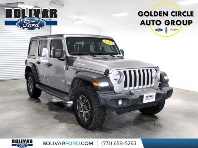 used 2020 Jeep Wrangler Unlimited car, priced at $25,000
