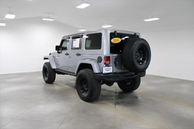 used 2016 Jeep Wrangler Unlimited car, priced at $24,791