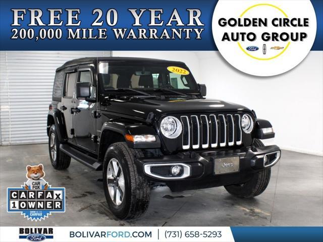 used 2022 Jeep Wrangler Unlimited car, priced at $38,025