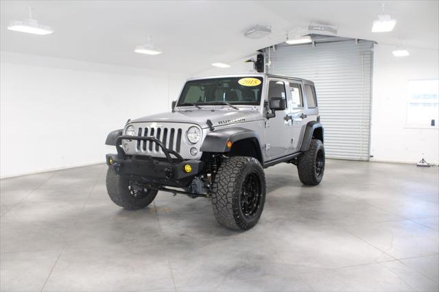 used 2015 Jeep Wrangler Unlimited car, priced at $21,697