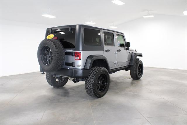 used 2015 Jeep Wrangler Unlimited car, priced at $21,697