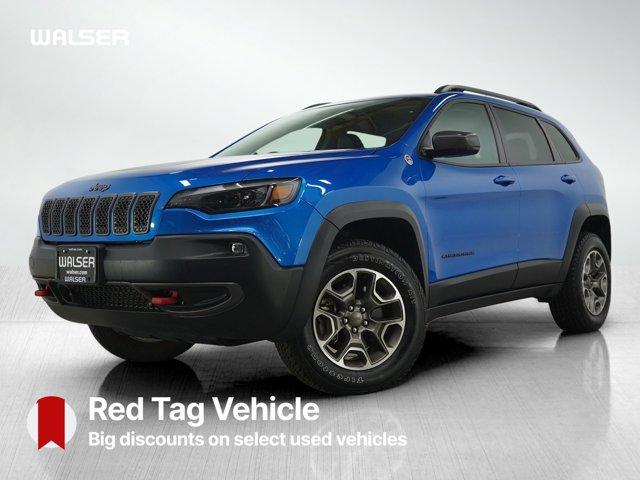 used 2021 Jeep Cherokee car, priced at $22,300