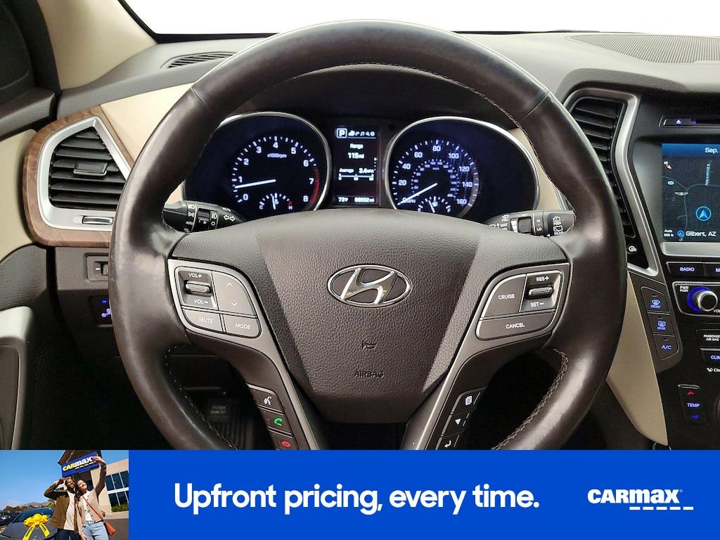 used 2017 Hyundai Santa Fe car, priced at $16,998